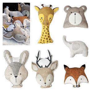 FOX & BUNNIES - Supergrote zachte knuffel Vos Olifant Beer Konijn Hert en Giraffe