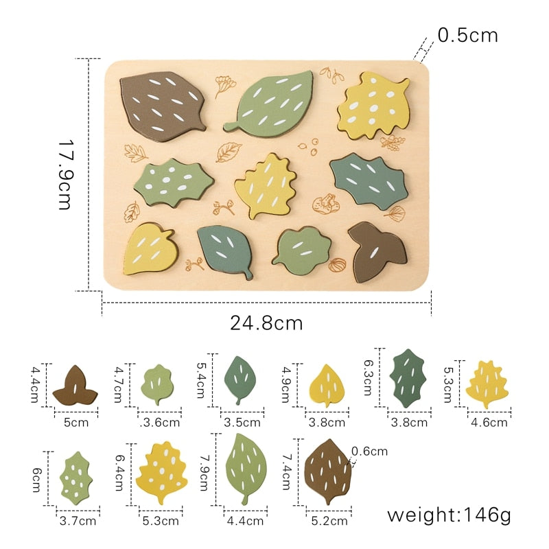 LIEAF - Houten Speelpuzzel